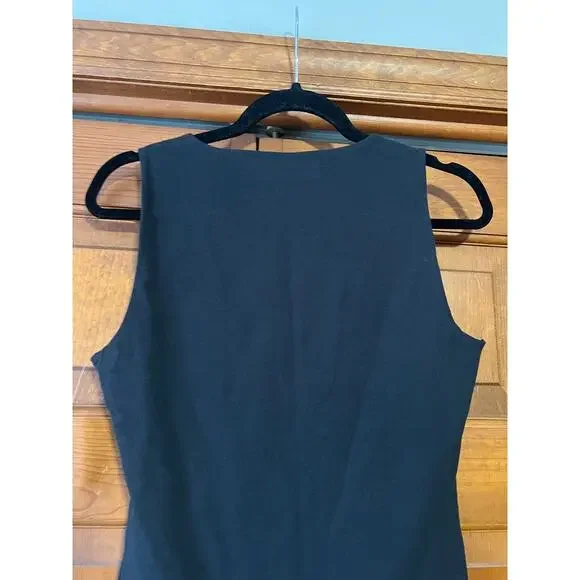 NWT Abercrombie & Fitch Women's Soft A&F Collection Sleeveless Bodysuit Black L - Picture 12 of 12